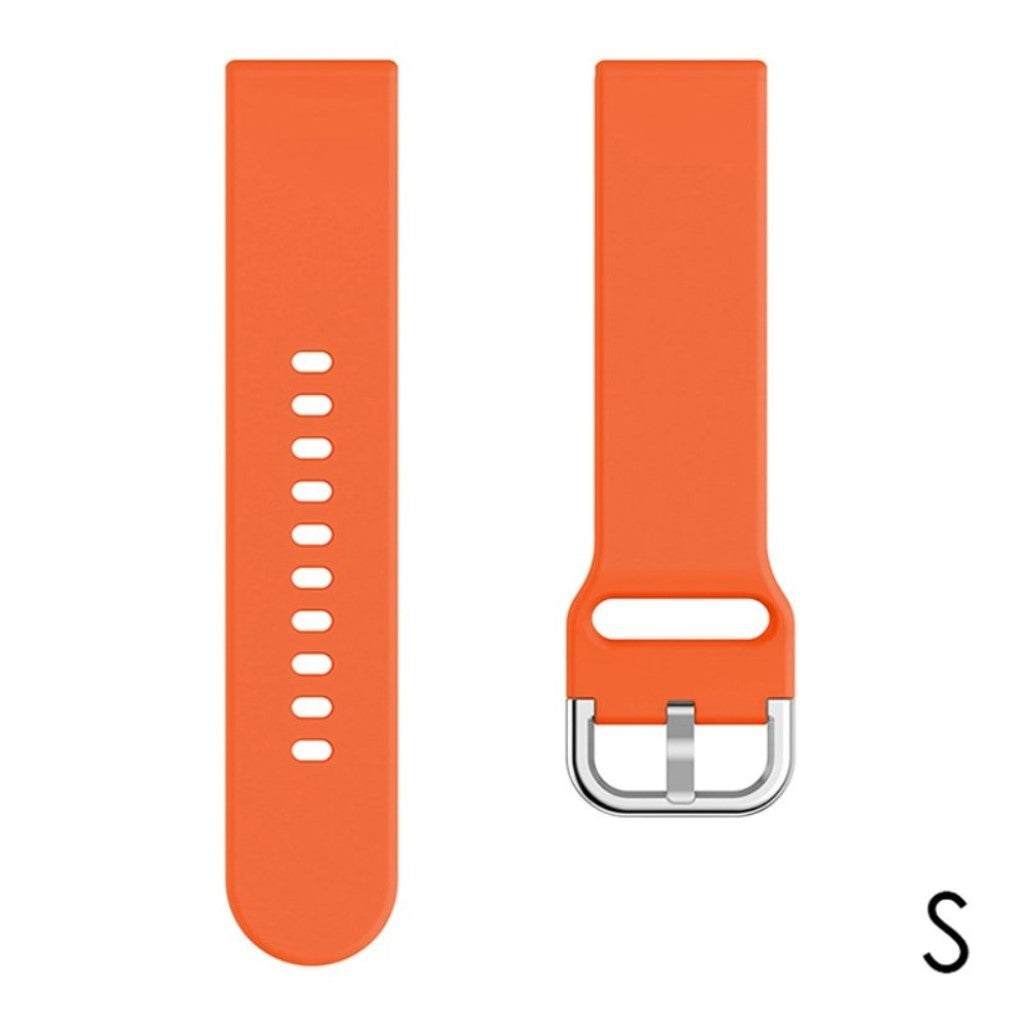 Rigtigt pænt Haylou SmartWatch Silikone Rem - Størrelse: S - Orange#serie_2
