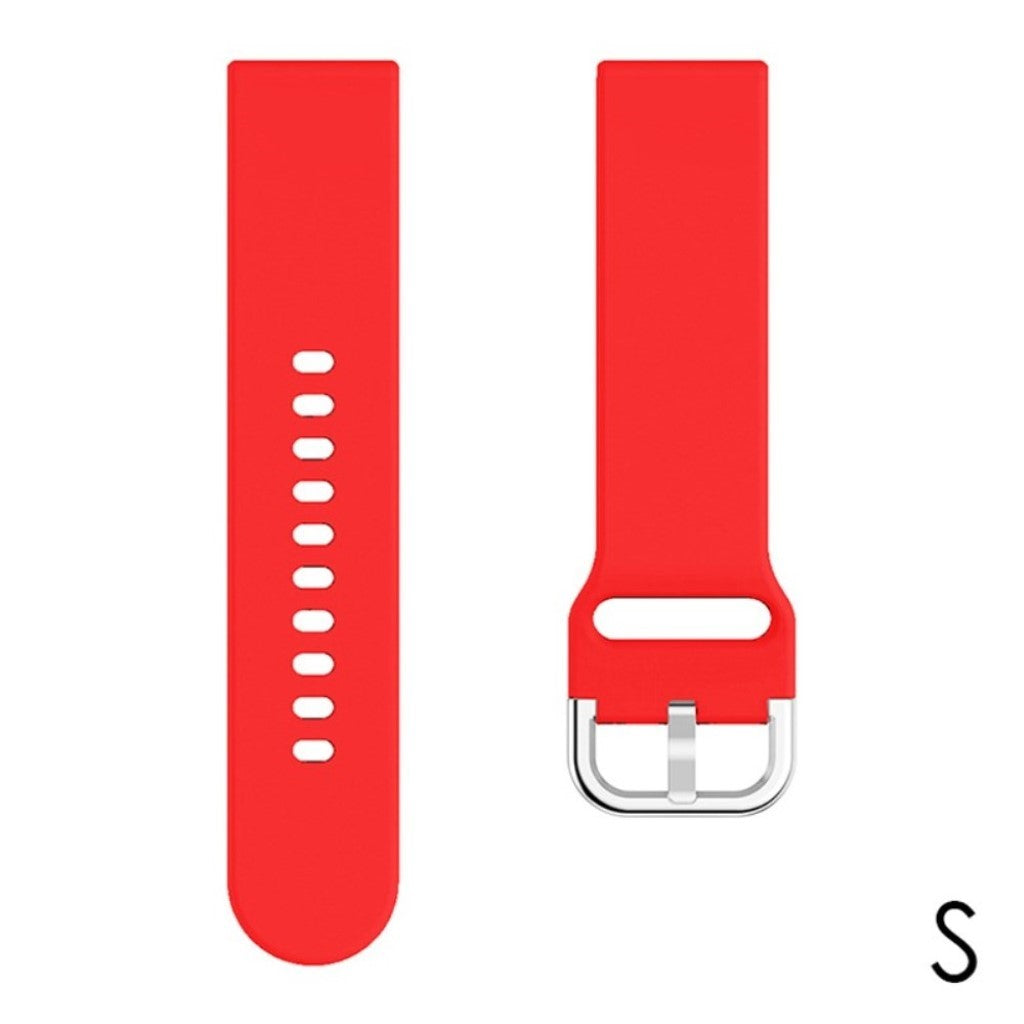 Rigtigt pænt Haylou SmartWatch Silikone Rem - Størrelse: S - Rød#serie_5